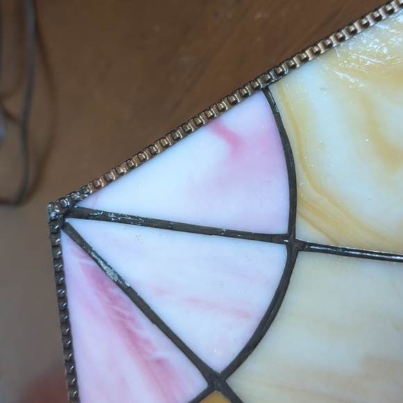 Strained Glass Fan accent/night light - Picture 7 of 15